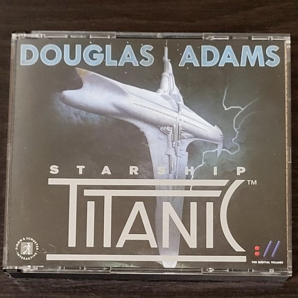 Vintage PC CD Interactive Computer Video Game Douglas Adams Starship Titanic - Picture 1 of 5
